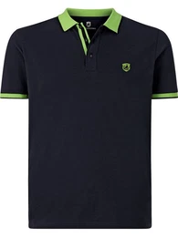 Poloshirt LAVRANS aus luftigem Baumwollpikee