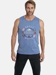 Jan Vanderstorm Muskelshirt TAMPPI Hellblau/Blau/Dunkelblau