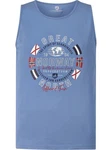 Jan Vanderstorm Muskelshirt TAMPPI Hellblau/Blau/Dunkelblau