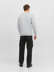 JACK & JONES Sweatshirt JJEBradley Grau (6027)