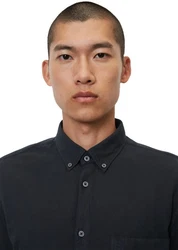 Marc O'Polo Langarmhemd Beige/Khaki/Blau/Grau