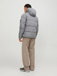Jack & Jones Steppjacke JJMASON PUFFER JACKET SN Grau/Hellgrau