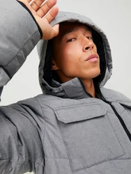 Jack & Jones Steppjacke JJMASON PUFFER JACKET SN Grau/Hellgrau