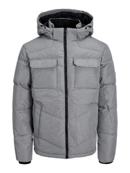 Jack & Jones Steppjacke JJMASON PUFFER JACKET SN Grau/Hellgrau