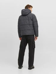 Jack & Jones Steppjacke JJMASON PUFFER JACKET SN Dunkelgrau/Grau/Schwarz/Dunkelblau