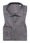 Eterna Businesshemd PERFORMANCE SHIRT Slim Fit Dunkelgrau/Grau/Braun/Lila
