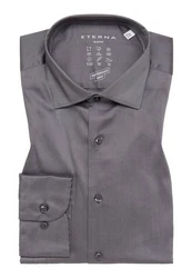 Eterna Businesshemd PERFORMANCE SHIRT Slim Fit Dunkelgrau/Grau/Braun/Lila