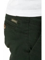 WOTEGA Chinohose Herren Slim Fit Dunkelgrün/Grün/Khaki