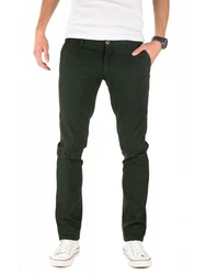 WOTEGA Chinohose Herren Slim Fit Dunkelgrün/Grün/Khaki
