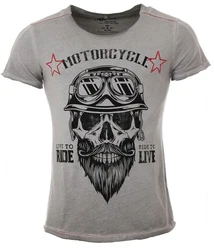 Key Largo Shirt MT BEARDED BIKER MT00203