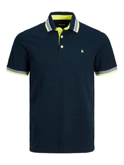 Jack & Jones Poloshirt Fit Polo Shirt JJEPAULOS Sommer Hemd Pique (1-tlg) (3615) Dunkelblau (3615) Jack & Jones Poloshirt Fit Polo Shirt JJEPAULOS Sommer Hemd Pique (1-tlg) (3615) Dunkelblau (3615)