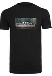 Mister Tee T-Shirt Schwarz/Lila/Weiß/Bordeaux Mister Tee T-Shirt Schwarz/Lila/Weiß/Bordeaux