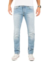 Yazubi Herren Jeans Edvin Slim Fit Hellblau/Blau