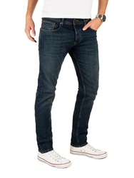 Yazubi Herren Jeans Edvin Slim Fit Dunkelblau/Hellblau/Blau