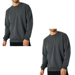 Sweatshirt Herren Pullover bequeme Sweater (2-tlg) aus Baumwollmischung