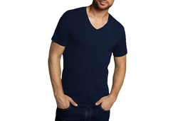 Bamboo Basics T-Shirt Damen T-Shirt KATE Dunkelblau/Blau