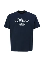 s.Oliver T-Shirt Silber/Dunkelblau/Grau/Blau/Braun