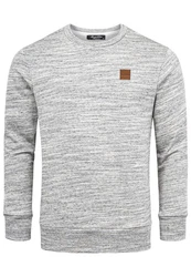 Amaci&Sons Sweatshirt DURHAM Herren Basic College Hoodie Hellgrau/Grau
