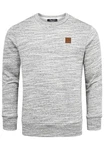 Amaci&Sons Sweatshirt DURHAM Herren Basic College Hoodie Hellgrau/Grau
