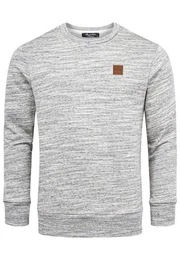 Sweatshirt DURHAM Sweatshirt mit Rundhalsausschnitt Herren Basic College Sweatjacke Pullover Hoodie