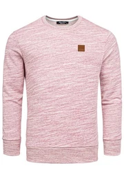 Sweatshirt DURHAM Sweatshirt mit Rundhalsausschnitt Herren Basic College Sweatjacke Pullover Hoodie