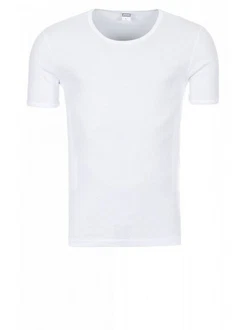 Yazubi Rundhalsshirt Basic Crew Neck Tee Weiß/Creme