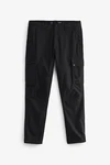 Next Slim Fit Stretch-Cargohose Utility-Stil Dunkelblau/Schwarz