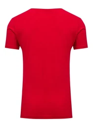 WOTEGA V-Shirt Nasus Basic Tee V-Neck Rot/Dunkelrot