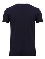WOTEGA V-Shirt Nasus Basic Tee V-Neck Dunkelblau