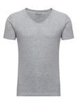 WOTEGA V-Shirt Nasus Basic Tee V-Neck Grau/Hellgrau/Dunkelgrau