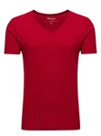 WOTEGA V-Shirt Nasus Basic Tee V-Neck Rot/Rosa/Dunkelrot