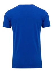 WOTEGA V-Shirt Nasus Basic Tee V-Neck Blau/Dunkelblau