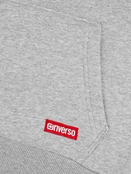 riverso Herren Kapuzenpullover RIVLinus Hoodie Sweatshirt Grau/Hellgrau