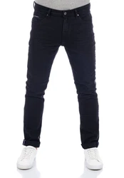 DENIMFY Straight-Jeans Herren Jeanshose DFMiro Straight Fit Dunkelblau