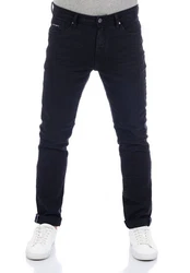 DENIMFY Straight-Jeans Herren Jeanshose DFMiro Straight Fit Dunkelblau