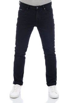 DENIMFY Straight-Jeans Herren Jeanshose DFMiro Straight Fit Dunkelblau