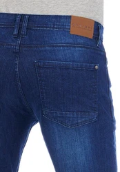 DENIMFY Straight-Jeans Herren Jeanshose DFMiro Straight Fit Blau/Dunkelblau/Hellblau