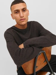 Jack & Jones Rundhalspullover JJEHILL KNIT CREW NECK NOOS 
