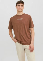JACK & JONES T-Shirt JPRBLUArchie Braun/Orange