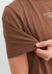 JACK & JONES T-Shirt JPRBLUArchie Braun/Orange