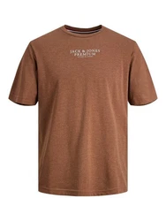 JACK & JONES T-Shirt JPRBLUArchie Braun/Orange