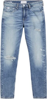 Calvin Klein Jeans Tapered-fit SLIM TAPER Blau/Hellblau