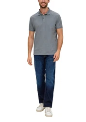 s.Oliver Poloshirt Blau/Grau/Hellblau/Hellgrau