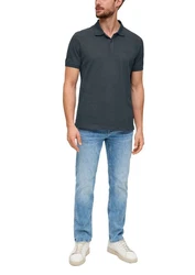 s.Oliver Poloshirt Dunkelblau/Blau/Grau/Dunkelgrau