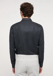 Eterna Langarmhemd SLIM FIT Businesshemd Dunkelgrau/Dunkelblau/Grau