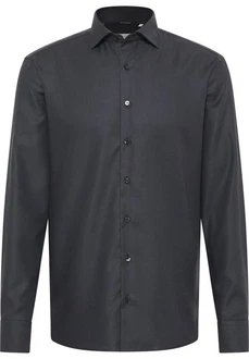 Eterna Langarmhemd SLIM FIT Businesshemd Dunkelgrau/Dunkelblau/Grau Eterna Langarmhemd SLIM FIT Businesshemd Dunkelgrau/Dunkelblau/Grau