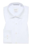 Eterna Businesshemd Comfort Fit Kentkragen Weiß/Dunkelrot/Hellblau