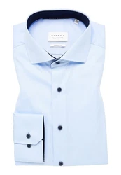 Eterna Langarm Businesshemd Modern Fit Haifischkragen 
