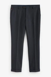 Anzughose Anzug mit Fischgratmuster: Hose (1-tlg)