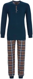 Schlafanzug Herren Pyjama Interlock (2 tlg) Baumwolle